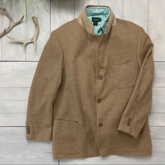 Vintage J.CREW Sports Coat Wool Alpaca Blend Made in USA - Picture 5 of 16